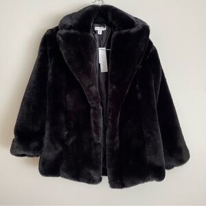 Topshop Faux Fur Coat